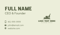 Lawn Mower Gardening Business Card Image Preview