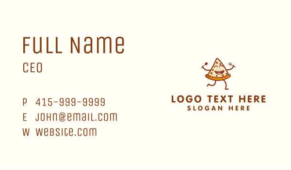 Pizza Snack Eatery Business Card Design Image Preview