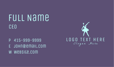 Cloud Ballerina Business Card Image Preview
