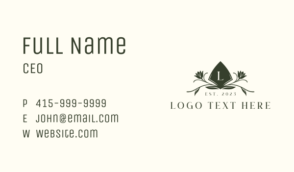 Shovel Flower Landscaping Business Card Design Image Preview