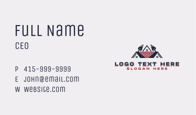 Trowel Brick Masonry Business Card Image Preview