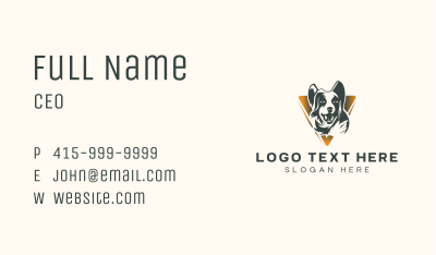 Animal Dog Veterinary Business Card Image Preview