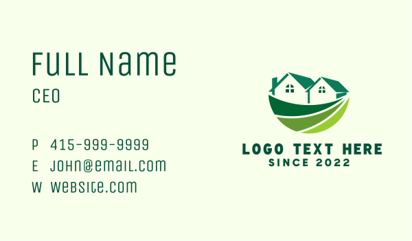 Residential Subdivision Property Business Card Design Image Preview