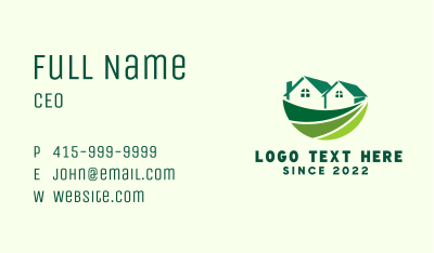 Residential Subdivision Property Business Card Image Preview