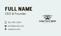 Mustache Razor Shave Business Card Preview