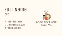 Sun Worship Candle Business Card Image Preview
