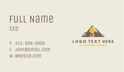Mountain Crane Builder Business Card Image Preview
