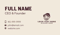 Smiling Guy Character Business Card Design