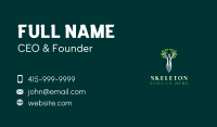 Organic Wellness Woman Tree  Business Card Image Preview