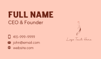 Fashion Gown Woman Business Card Image Preview