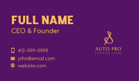 Gold Sparkle Letter S Business Card Image Preview