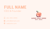 Peach Bikini Fruit Business Card Image Preview