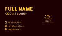 Upscale Letter G Brand Business Card Design