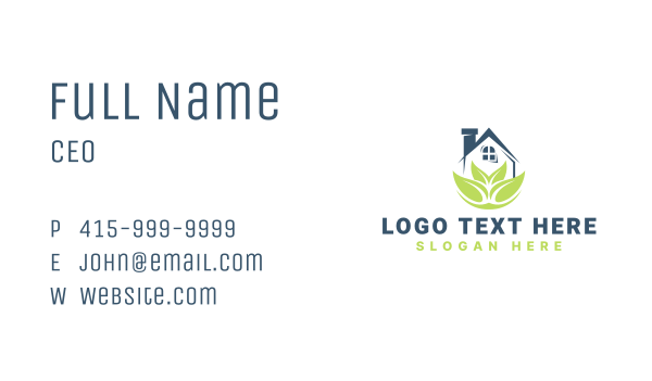 Home Garden Plant Business Card Design Image Preview