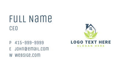 Home Garden Plant Business Card Image Preview