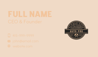 Wood Hammer Carpentry Business Card Image Preview