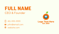 Orange Washing Machine  Business Card Image Preview