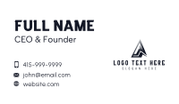 Mountain Mining Letter A Business Card Image Preview