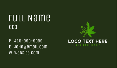 Weed Tech Herb Business Card Image Preview