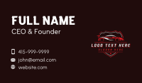 Racing Car Garage Business Card Preview