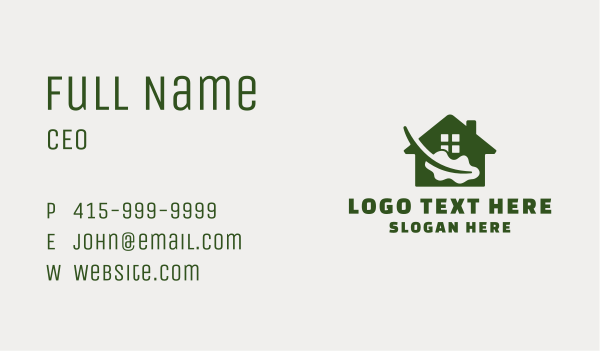 House Yard Gardening  Business Card Design Image Preview
