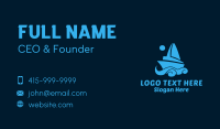 Nautical Sailboat Yacht Business Card Design
