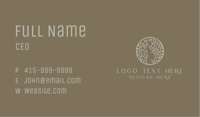 Pregnant Mother Nature Business Card