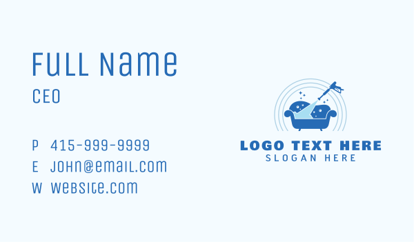 Upholstery Cleaning Pressure Washing Business Card Design Image Preview