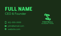 Letter S Vine Swoosh Business Card Image Preview