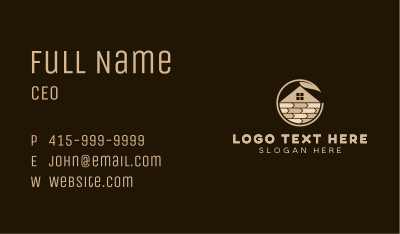 Eco Friendly Floor Tiling Business Card Image Preview