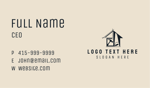 Home Builder Handyman Business Card Design Image Preview