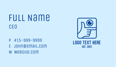 Camera Pose  Business Card Image Preview