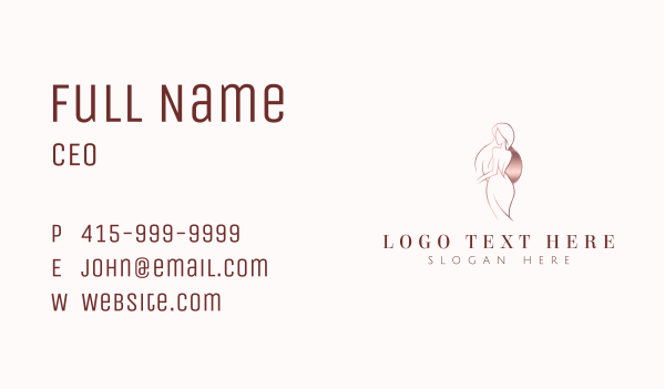 Beautiful Woman Dress Business Card Design Image Preview