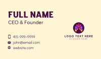 Multicolor Puzzle Respiratory Lungs Business Card Preview