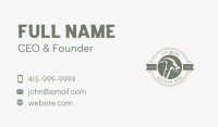 Hammer Handyman Badge Business Card Image Preview