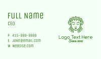 Green Organic Cosmetic  Business Card Image Preview