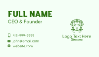 Green Organic Cosmetic  Business Card Image Preview