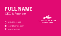 Pink Fashion Hat Business Card Design