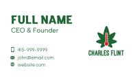 Cannabis Temperature Business Card Image Preview