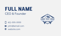 Pressure Washing Roof Cleaning Business Card Design