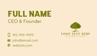 Agriculture Oak Tree Business Card Image Preview