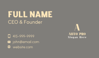 Elegant Luxurious Wordmark Business Card Image Preview