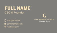 Elegant Luxurious Wordmark Business Card Image Preview