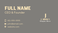 Elegant Luxurious Wordmark Business Card Image Preview