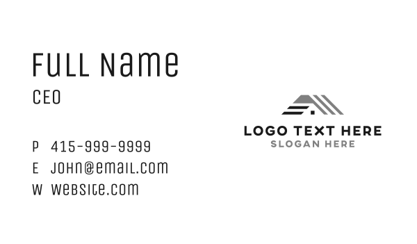Roofing Repair Property Business Card Design Image Preview
