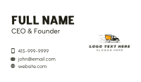Express Delivery Truck Business Card Image Preview
