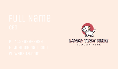 Dog Pet Veterinarian Business Card Image Preview