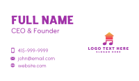 Musical House Business Card Preview