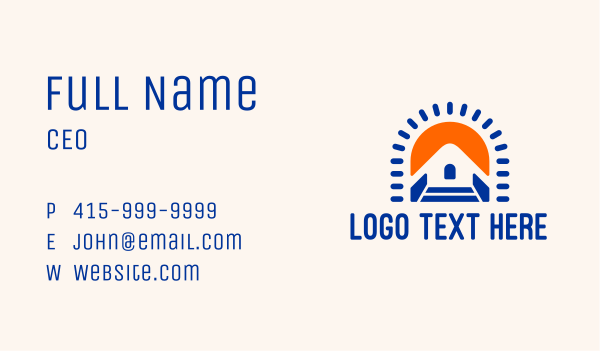 Modern Home Builder  Business Card Design Image Preview