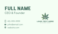 Marijuana Sunglasses Leaf Business Card Image Preview